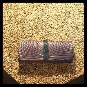 Light Grey Chained Clutch Purse